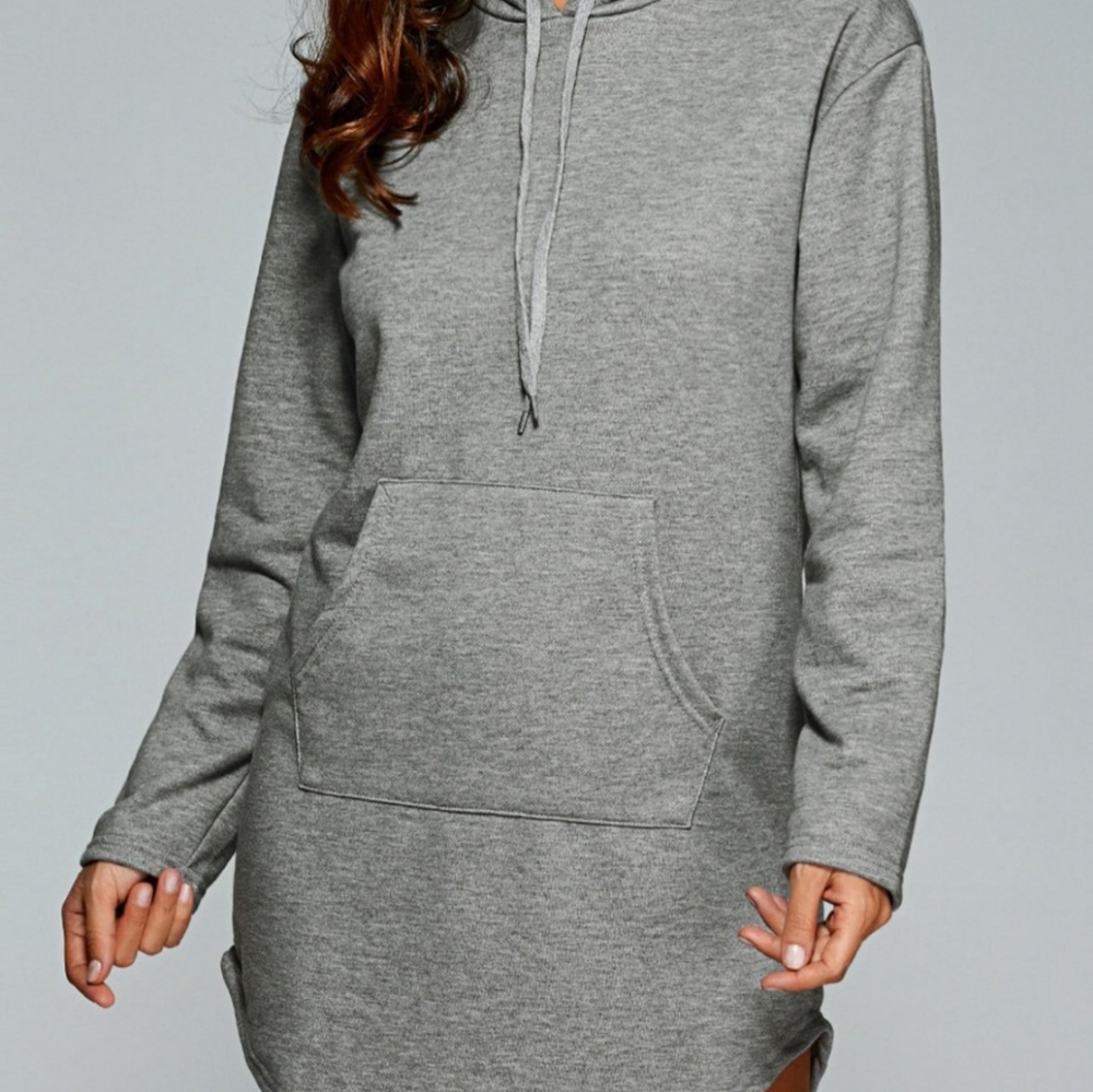 ISO Gray Swearshirt dress